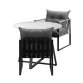 Living Fusion 2 Seater Hicks Outdoor Dining Table &amp; Chair Set