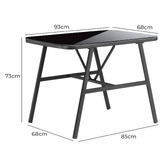 Living Fusion 2 Seater Hicks Outdoor Dining Table &amp; Chair Set