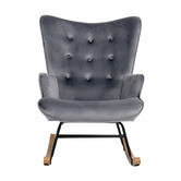 Living Fusion Sandy Velvet Rocking Chair