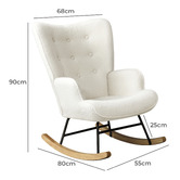 Living Fusion Priam Boucle Rocking Chair