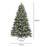 Living Fusion Frosted Effie LED Christmas Tree