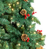 Living Fusion Meri LED Christmas Tree with Pine Cones