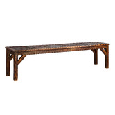 Living Fusion Lilia Fir Wood Garden Bench