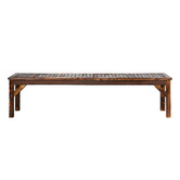 Living Fusion Lilia Fir Wood Garden Bench