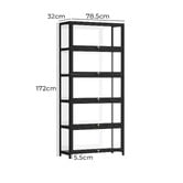 Living Fusion Etienne 5 Tier Display Cabinet