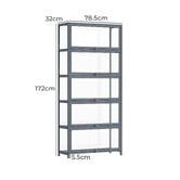 Living Fusion Etienne 5 Tier Display Cabinet
