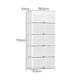 Living Fusion Etienne 5 Tier Display Cabinet