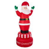 Living Fusion Dane Spinning Santa LED Inflatable Christmas Decoration