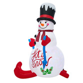Living Fusion Frosty Snowman LED Inflatable Christmas Decoration