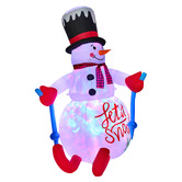 Living Fusion Frosty Snowman LED Inflatable Christmas Decoration