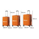 Living Fusion 3 Piece Dryden Lightweight Suitcase Set