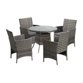 Living Fusion 4 Seater Gould Outdoor Dining Table &amp; Chair Set