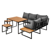 Living Fusion 6 Seater Anie Outdoor Dining Set
