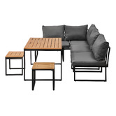 Living Fusion 6 Seater Anie Outdoor Dining Set
