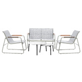 Living Fusion 4 Seater Lina Outdoor Lounge Set