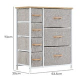 Living Fusion Abbot 7 Drawer Chest