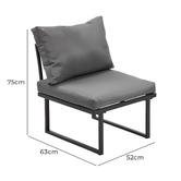 Living Fusion 6 Seater Anie Outdoor Dining Set