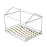 Living Fusion Kaelar Pine Wood House Bed