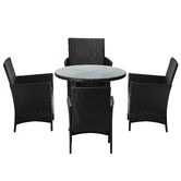 Living Fusion 4 Seater Gould Outdoor Dining Table &amp; Chair Set
