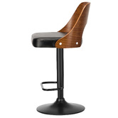 Living Fusion Darby Faux Leather Adjustable Bar Stools