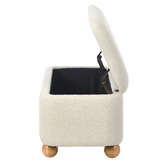 Living Fusion Ruan Teddy Storage Ottoman Bench