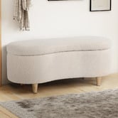 Living Fusion Eoin Teddy Storage Ottoman Bench