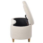 Living Fusion Eoin Teddy Storage Ottoman Bench