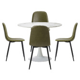 Living Fusion 4 Seater Eleazar Dining Table &amp; Chair Set