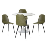 Living Fusion 4 Seater Eleazar Dining Table &amp; Chair Set