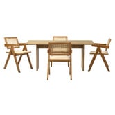 Living Fusion 4 Seater Wyatt Dining Table &amp; Chair Set