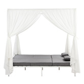 Living Fusion Bella Double Sun Lounge with Canopy