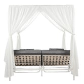 Living Fusion Bella Double Sun Lounge with Canopy