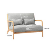 Living Fusion Adeare 2 Seater Sofa