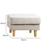 Living Fusion Vanessa 3 Seater Sofa with Reversible Chaise