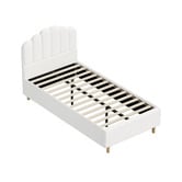 Living Fusion White Ellora Boucle Kid's Bed Frame