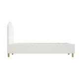 Living Fusion White Ellora Boucle Kid's Bed Frame