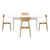 Living Fusion 4 Seater Emilia Dining Table &amp; Chair Set