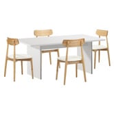 Living Fusion 4 Seater Emilia Dining Table &amp; Chair Set