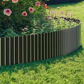 Living Fusion Charlie Galvanised Steel Garden Edging