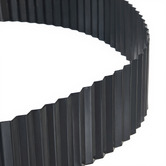 Living Fusion Charlie Galvanised Steel Garden Edging
