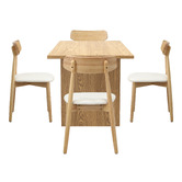 Living Fusion 4 Seater Emilia Dining Table &amp; Chair Set