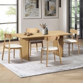 Living Fusion 4 Seater Emilia Dining Table &amp; Chair Set