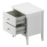 Living Fusion Andes 2 Drawer Bedside Table