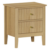 Living Fusion Andes 2 Drawer Bedside Table