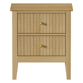 Living Fusion Andes 2 Drawer Bedside Table