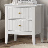 Living Fusion Andes 2 Drawer Bedside Table