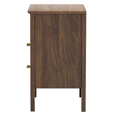 Living Fusion Andes 2 Drawer &amp; Shelf Bedside Table