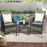 Living Fusion 2 Seater Niall PE Rattan Outdoor Lounge Set