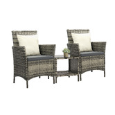 Living Fusion 2 Seater Niall PE Rattan Outdoor Lounge Set