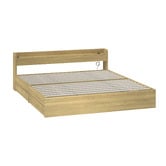 Living Fusion Natural Cassandra Bed with USB Port &amp; Drawers
